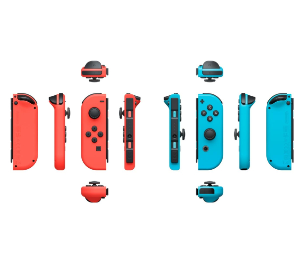 Nintendo Switch Joy-Con Pair Red/Blue + SNIPPERCLIPS - 345386 - zdjęcie 2